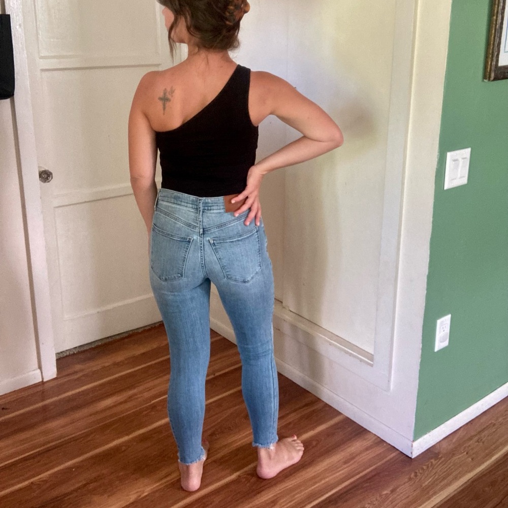 Lucky Brand high rise Bridgette skinny jeans